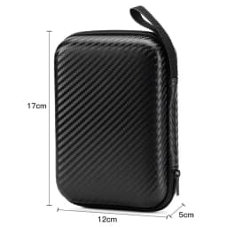 Portable EVA Phone Charger Shaver Zipper Bag Protection Case Hard Disk Data Cable Headphone Storage Pocket Pouch