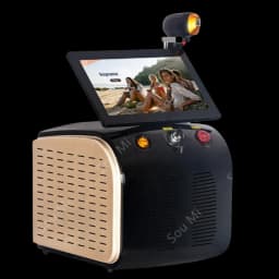 Professional Laser Epilator Ice Titanium Permanent Hair Removal 3 Wavelengths Diode Laser Remove Hair Machine for Salon