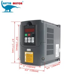 【EU】 2.2KW ER20 CNC Router Milling Kit Air cooled Cooling spindle motor With HY frequency converter vfd inverter