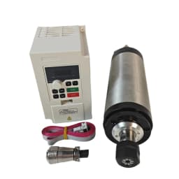 【EU】 2.2KW ER20 CNC Router Milling Kit Air cooled Cooling spindle motor With HY frequency converter vfd inverter
