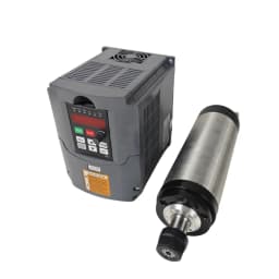 【EU】 2.2KW ER20 CNC Router Milling Kit Air cooled Cooling spindle motor With HY frequency converter vfd inverter