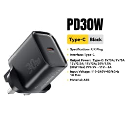 Essager Mini 30W Type C Charger PD QC3.0 Fast Type C Charger For iPhone 16 15 14 13 Pro Samsung S25 Xiaomi iPad Travel Adapter