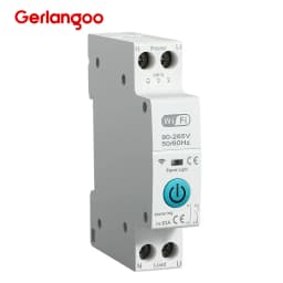 Tuya WiFi Smart Circuit Breaker MCB 1P+N 63A Timer Power Energy kWh Voltage Current Meter Protector Voice Remote Control Switch