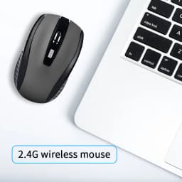 Wireless Mouse Silent Mouse 2.4G Portable Mobile Optical Office Mouse Adjustable DPI Levels for Notebook PC Laptop MacBook