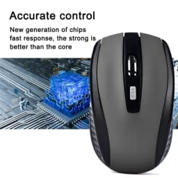Wireless Mouse Silent Mouse 2.4G Portable Mobile Optical Office Mouse Adjustable DPI Levels for Notebook PC Laptop MacBook