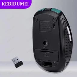 Wireless Mouse Silent Mouse 2.4G Portable Mobile Optical Office Mouse Adjustable DPI Levels for Notebook PC Laptop MacBook