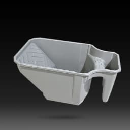 4-Inch Handheld Paint Cup with Roller Frame - Durable PP Material, Large Capacity, Easy Matching for Brushes & Rollers, Gray