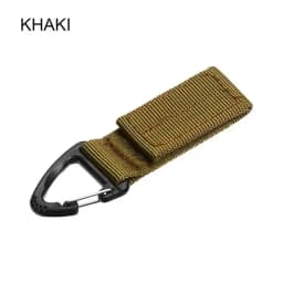 1/2/3Pcs Tactical Hanging Key Hook Clip Clamp Buckle Nylon Webbing Molle Belt Carabiner Outdoor Strap Climbing Accessories