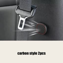 Magnetic Car Seat Belt Holder Fixing Clip Pu Leather Seatbelt Limiter Stopper For Safety Belt Clip Prevent Falling