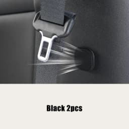 Magnetic Car Seat Belt Holder Fixing Clip Pu Leather Seatbelt Limiter Stopper For Safety Belt Clip Prevent Falling