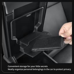 LUCKEASY for Tesla Model 3 Highland/Model Y Juniper 2025 2026 Car Armrest Box Hidden Storage Box Center Console Storage Case