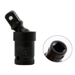 1/2 Inch Drive Universal Joint Socket Adapter, 360° Swivel Steel Ball Impact Socket for Electric Wrench Efficiency Enhancement,