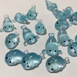 10/20 Pcs Glow in The Dark Mini Seal Figurines, Resin Sea Animals Miniatures, 4 Styles for DIY Craft Home Decoration Supplies