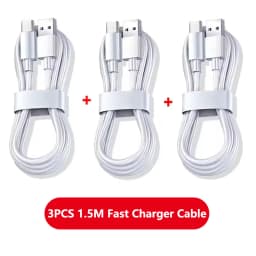 3PCS 100W 6A Super Fast Charger Cable Fast USB Type C Charging Data Cord Quick Charger Cable Type C Charger Fast Charging