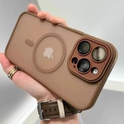 Lens Protection Case For iPhone 11 12 13 Proa Mx mini 15 16 Plus iPhone 16 15 14 Matte Translucent Magsafe Wireless Charge Cover