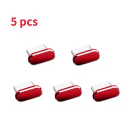 Metal Type C Dust Plugs Cellphone Anti-dust Protectors for Apple iPhone 15 Pro Max/15 Plus/15 Samsung Dustplug