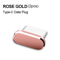 Metal Type C Dust Plugs Cellphone Anti-dust Protectors for Apple iPhone 15 Pro Max/15 Plus/15 Samsung Dustplug