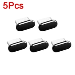 Metal Type C Dust Plugs Cellphone Anti-dust Protectors for Apple iPhone 15 Pro Max/15 Plus/15 Samsung Dustplug