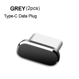 Metal Type C Dust Plugs Cellphone Anti-dust Protectors for Apple iPhone 15 Pro Max/15 Plus/15 Samsung Dustplug