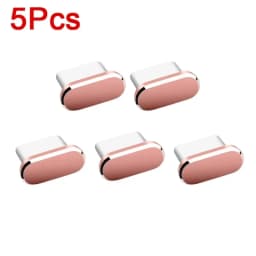 Metal Type C Dust Plugs Cellphone Anti-dust Protectors for Apple iPhone 15 Pro Max/15 Plus/15 Samsung Dustplug