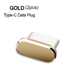 Metal Type C Dust Plugs Cellphone Anti-dust Protectors for Apple iPhone 15 Pro Max/15 Plus/15 Samsung Dustplug