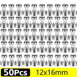 50/1Pcs Metal Strong Magnetic Pushpins Magnets Pin Whiteboard Fridge Thumbtack Power Magnet Sheets Push Pins for Office School