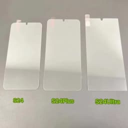 NNBILI 4PCS Full Cover Tempered Glass For Samsung Galaxy S24 S25 S26 Ultra S26 Fingerprint Screen Protector Protective HD Glass