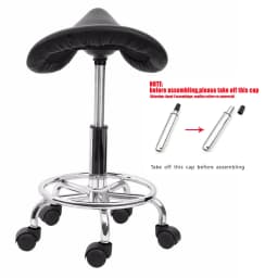 Beauty Salon Saddle Chair Barber Lifting Rotating Chair 360° Rotation Massage Tattoo Facial Spa Office Adjustable Lift Stools