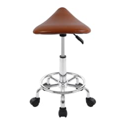 Beauty Salon Saddle Chair Barber Lifting Rotating Chair 360° Rotation Massage Tattoo Facial Spa Office Adjustable Lift Stools