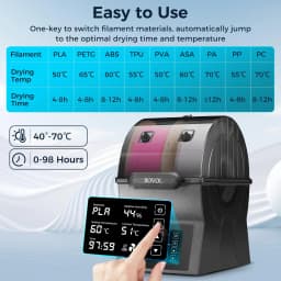 Sovol Filament Dryer SH02 Dry Box Filament Sealed Storage Box 3D Printer Spool Holder with PTC Heater Filament Dehydrator