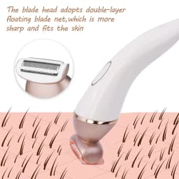 Hatteker Smart Washable Electric Hair Remover for Women Digital Display Two-in-One Multi-functional Hair Removal Device