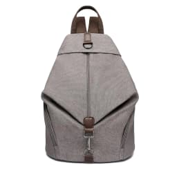 Kono Women's Anti-Theft Backpack - Vintage Canvas Rucksack, Large Capacity Daypack for Work/School/Travel