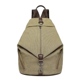 Kono Women's Anti-Theft Backpack - Vintage Canvas Rucksack, Large Capacity Daypack for Work/School/Travel