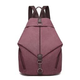 Kono Women's Anti-Theft Backpack - Vintage Canvas Rucksack, Large Capacity Daypack for Work/School/Travel
