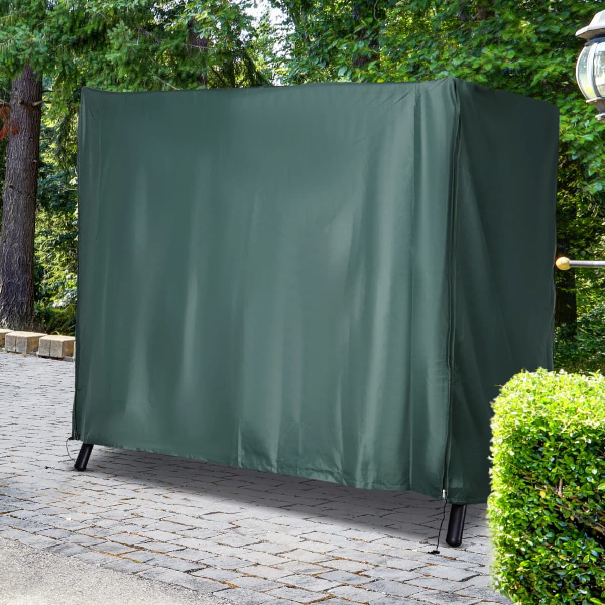 Outsunny 3 Seater 600D Oxford Patio Swing Chair Cover Outdoor Garden Furniture Rain Protection Protector Waterproof Anti-UV