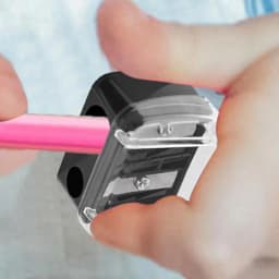 New Double Holes Precision Lipstick Cosmetic Pencil Sharpener For Eyebrow Lip Liner Eyeliner Pencil Girls Gift School Supplies