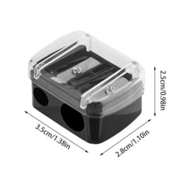 New Double Holes Precision Lipstick Cosmetic Pencil Sharpener For Eyebrow Lip Liner Eyeliner Pencil Girls Gift School Supplies