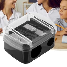 New Double Holes Precision Lipstick Cosmetic Pencil Sharpener For Eyebrow Lip Liner Eyeliner Pencil Girls Gift School Supplies