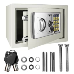 Safe Box High Security Steel Lock Safes and Boxes, Money Box, Safety Boxes Jewelry Cash Gun for Home,Office