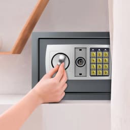 Safe Box High Security Steel Lock Safes and Boxes, Money Box, Safety Boxes Jewelry Cash Gun for Home,Office