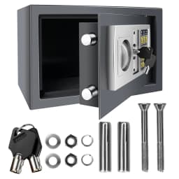 Safe Box High Security Steel Lock Safes and Boxes, Money Box, Safety Boxes Jewelry Cash Gun for Home,Office