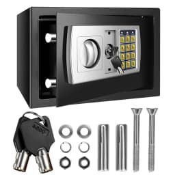 Safe Box High Security Steel Lock Safes and Boxes, Money Box, Safety Boxes Jewelry Cash Gun for Home,Office