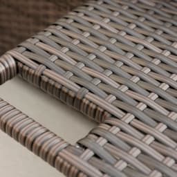 Outsunny 2 Seater Double Rattan Sun Lounger Recliner Day Bed Outdoor Wicker Weave Furniture Sofa w/ Fire Retardant Cushions