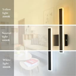 LED Wall Sconces,Modern LED Wall Sconce Lighting, Long Wall Light Wall Light Fixtures Acrylic for Bedroom Hallway Balcony