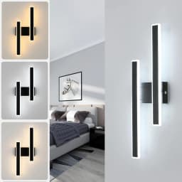 LED Wall Sconces,Modern LED Wall Sconce Lighting, Long Wall Light Wall Light Fixtures Acrylic for Bedroom Hallway Balcony