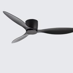 42 52 Inch Ceiling Fans No Light DC Motor Remote Control Cooling Fans Lamp Low Floor Ceiling Fan White wood Black Color FANS