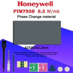 Honeywell PTM7950 Phase Change Pad 8.5W/mk Thermal Grease Material Laptop/CPU/GPU Heatsink Cooling Thermal Conductive Paste Pad