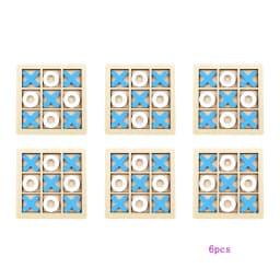 Montessori Play Game Wooden Toy Mini Chess Interaction Puzzle Training Brain Learing Early Educational Toys For Children Kids