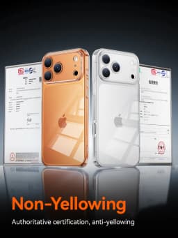 Joyroom Case For iPhone 18 Pro Max Case Crystal Transparent No Yellowing Lens Protection Cover For iPhone 17 16 15 Pro Max Case