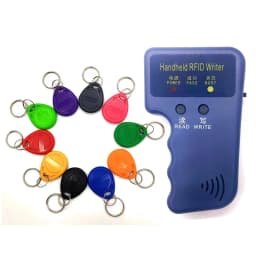 5YOA Handheld 125KHz EM4100 TK4100 RFID Copier Writer Duplicator Programmer Reader EM4305 T5577 Rewritable ID Keyfobs Tags